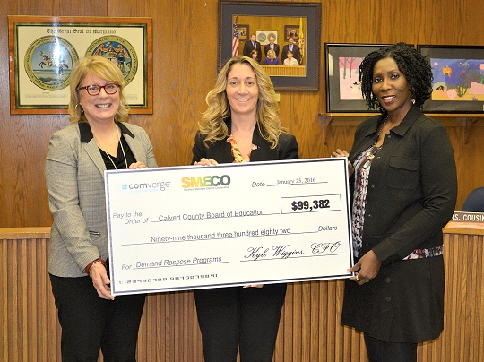 SMECO Recognizes Calvert Schools For Reducing Energy Demand Southern 