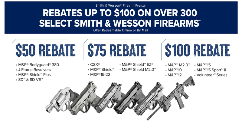 Smith Wesson Rebate Firearm Frenzy Sportsman s Outdoor Superstore