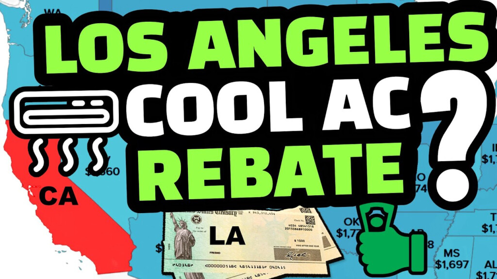 STIMULUS CHECK CALIFORNIA 225 REBATE LADWP COOL LA PROGRAM YouTube