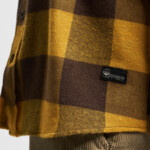 Stitch Soul Herren Hemd HAKA Flannel Check In Braun 945181