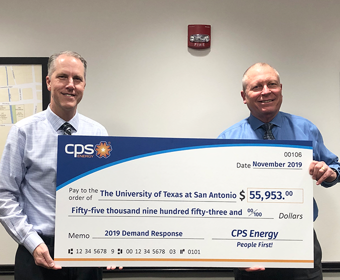 Sustainability Effort Earns UTSA Rebate From CPS Energy UTSA Today 