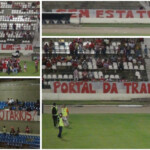 Torcida Do CRB Protesta Com Faixas No Est dio Rei Pel E Diretoria