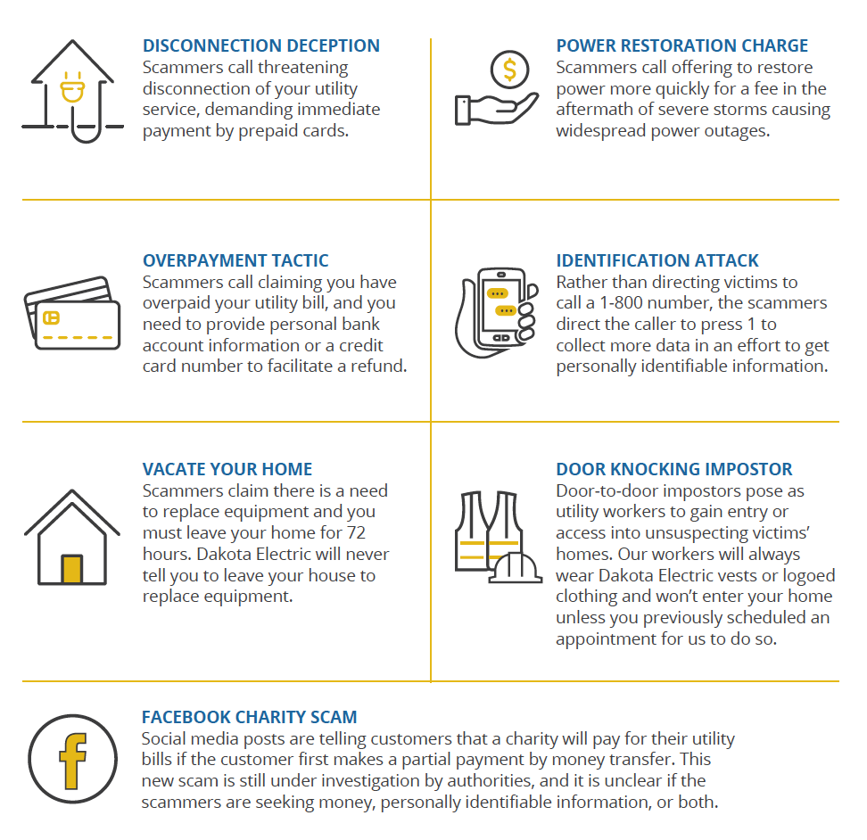 Utility Scam Awareness Dakota Electric Association