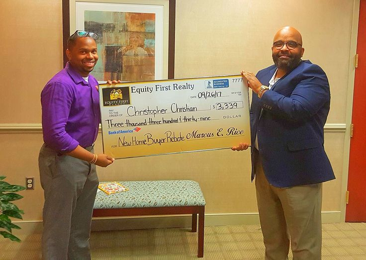 Virginia Homebuyer Receives A Home Buyer Rebate Check F Home Buying 