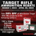 Winchester Ammunition Announces 20 OFF Centerfire Rifle Ammo Rebate