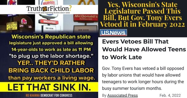 Wisconsin Child Labor Archives Truth Or Fiction 