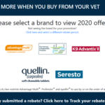 Www AHRebates Rebate Form Seresto Bayer Submission